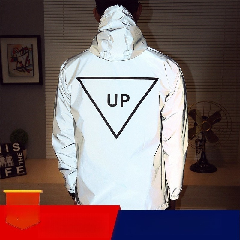 LED Light Up Windbreaker Coupl - огляд і ціна Reflective Running Jacket