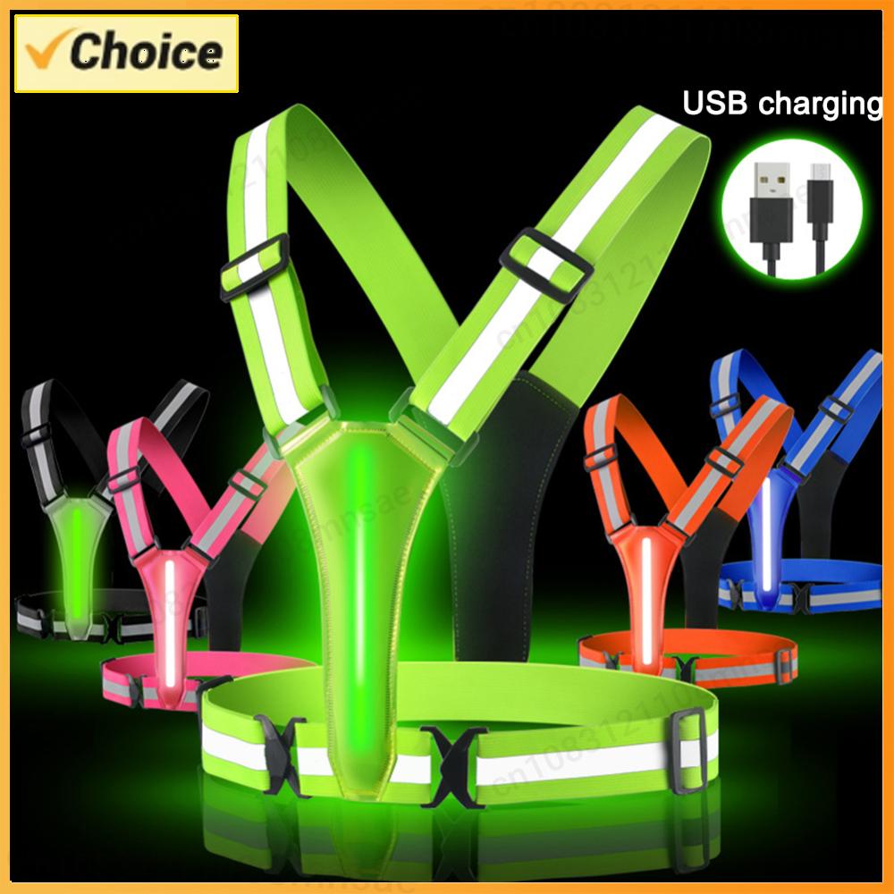 LED Reflective Safety Vest Lig - огляд і ціна Reflective Running Jacket
