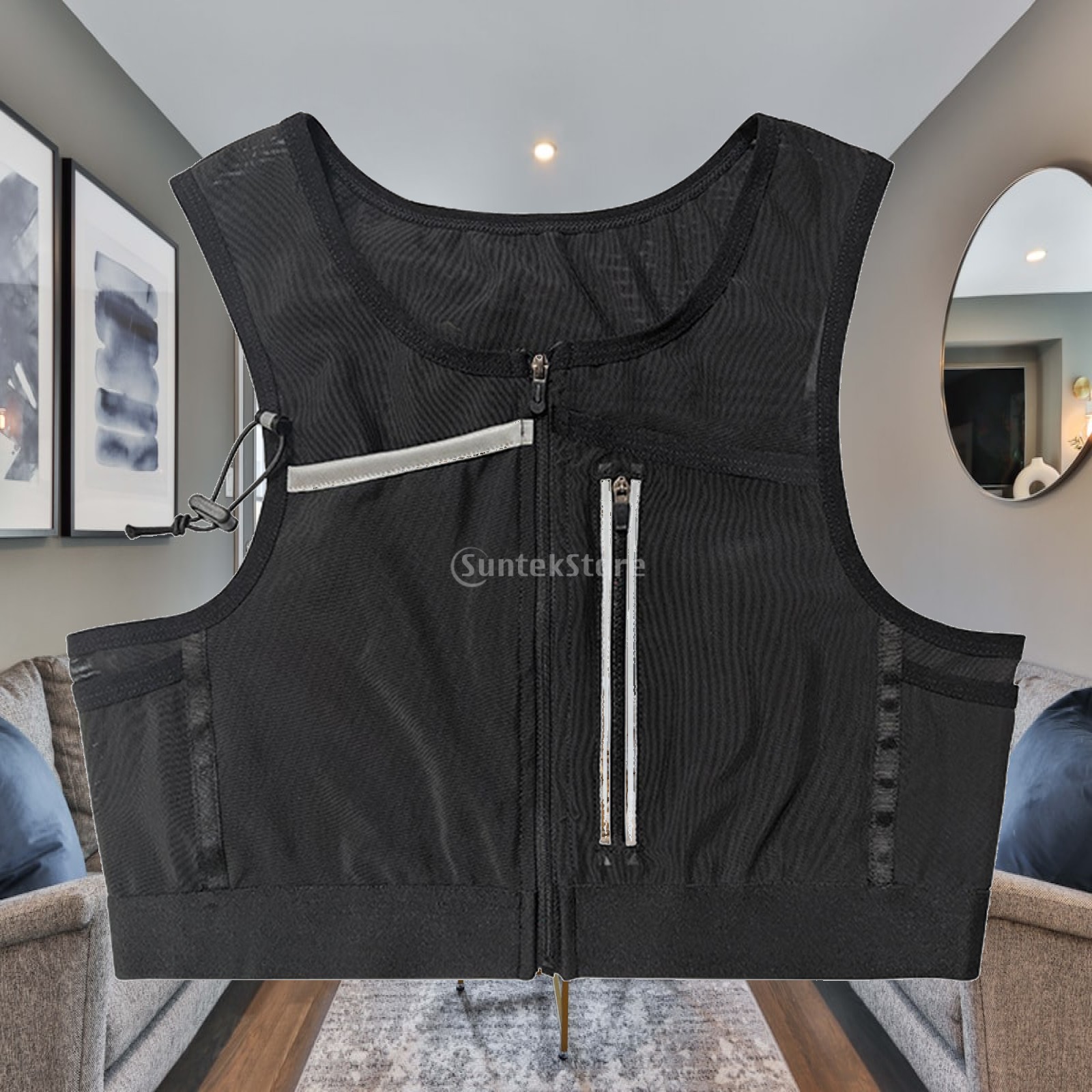 Running Vest Bag Chest Pack Re - огляд і ціна Reflective Running Jacket