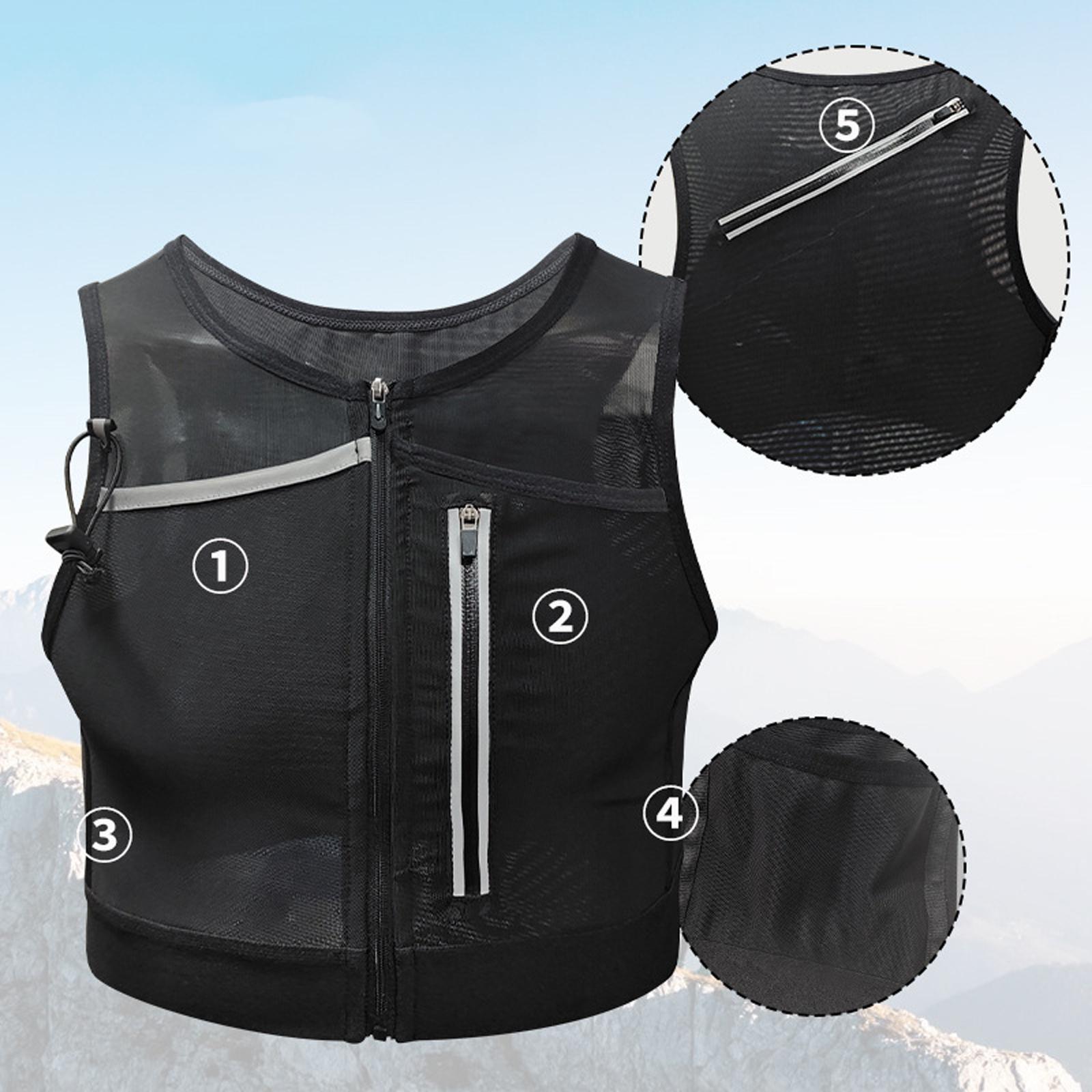 Running Vest Bag Chest Pack Re - огляд і ціна Reflective Running Jacket