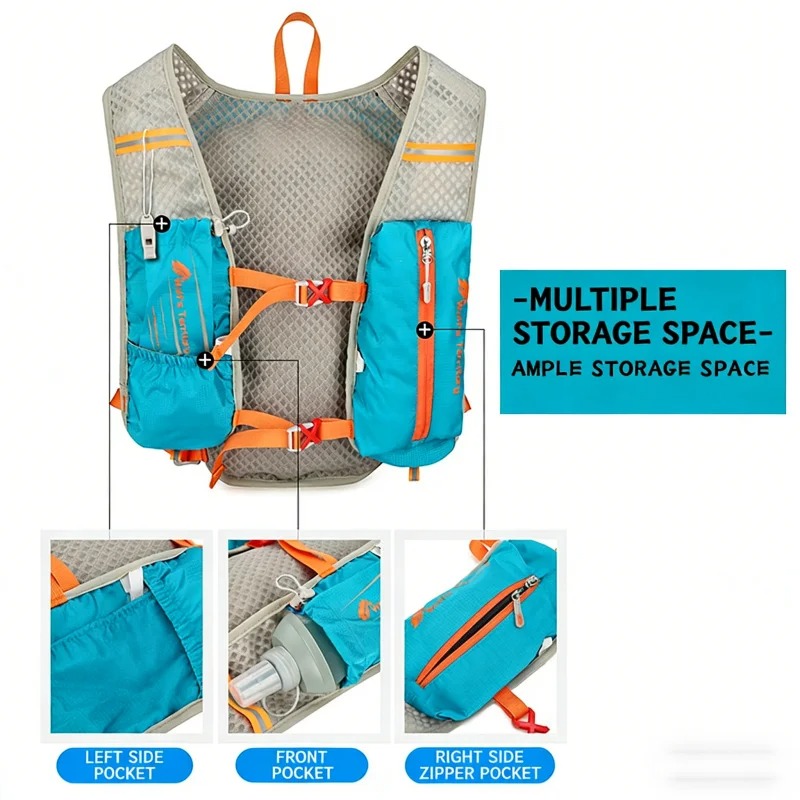 Running Vest Backpack Marathon - огляд і ціна Reflective Running Jacket