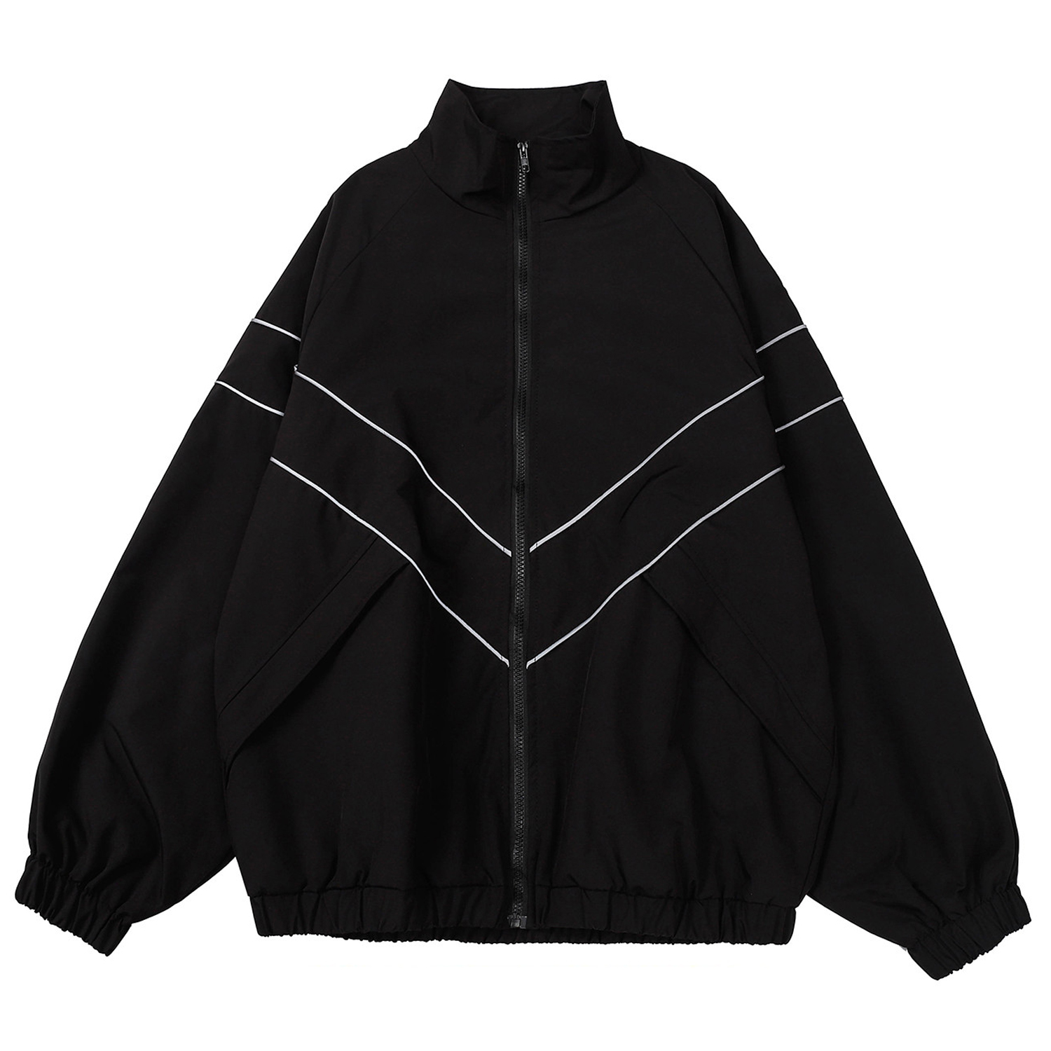 Reflective Striped Jacket Wind - огляд і ціна Reflective Running Jacket