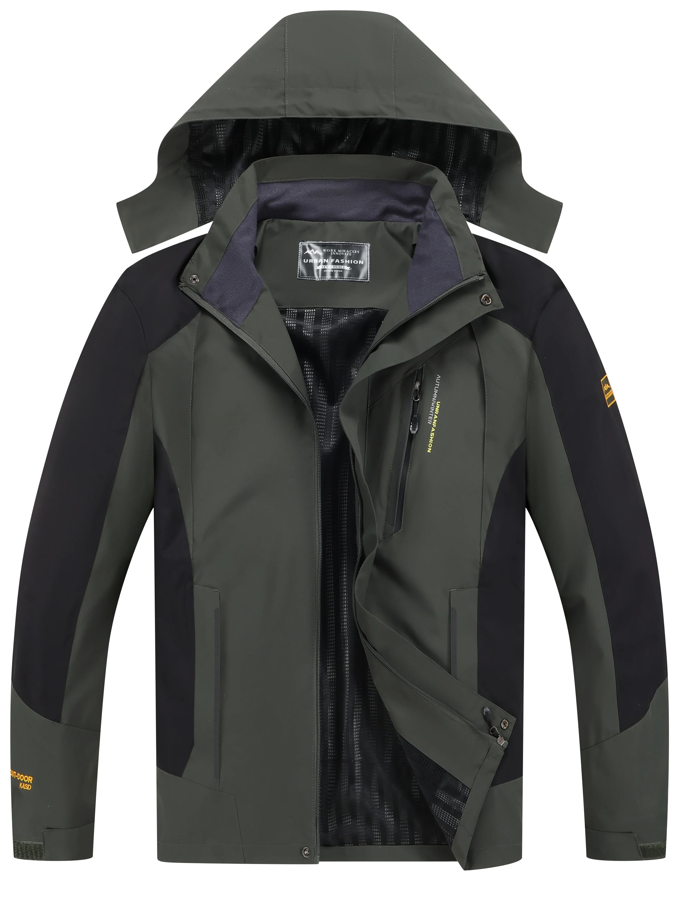 Men's Waterproof Hiking Jacket - огляд і ціна Reflective Running Jacket