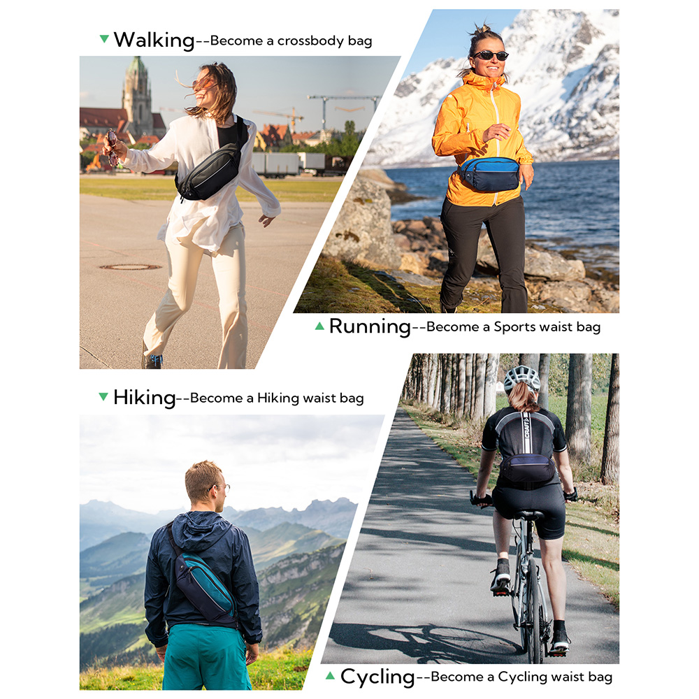 WATERFLY Fanny Pack Waist Bag  - огляд і ціна Running Zwift