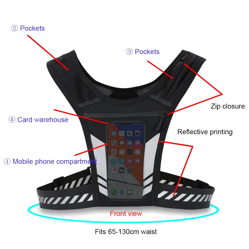 OSSOHH 1Pcs Running Vest, Ultr - огляд і ціна Reflective Running Jacket