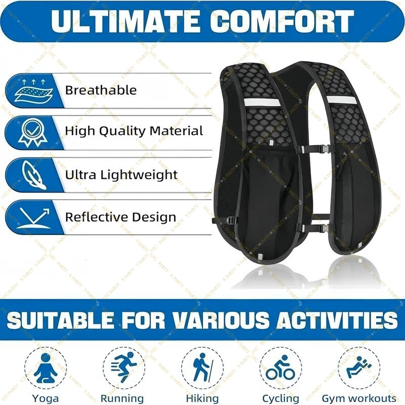 Marathon Trail Running Vest Li - огляд і ціна Reflective Running Jacket