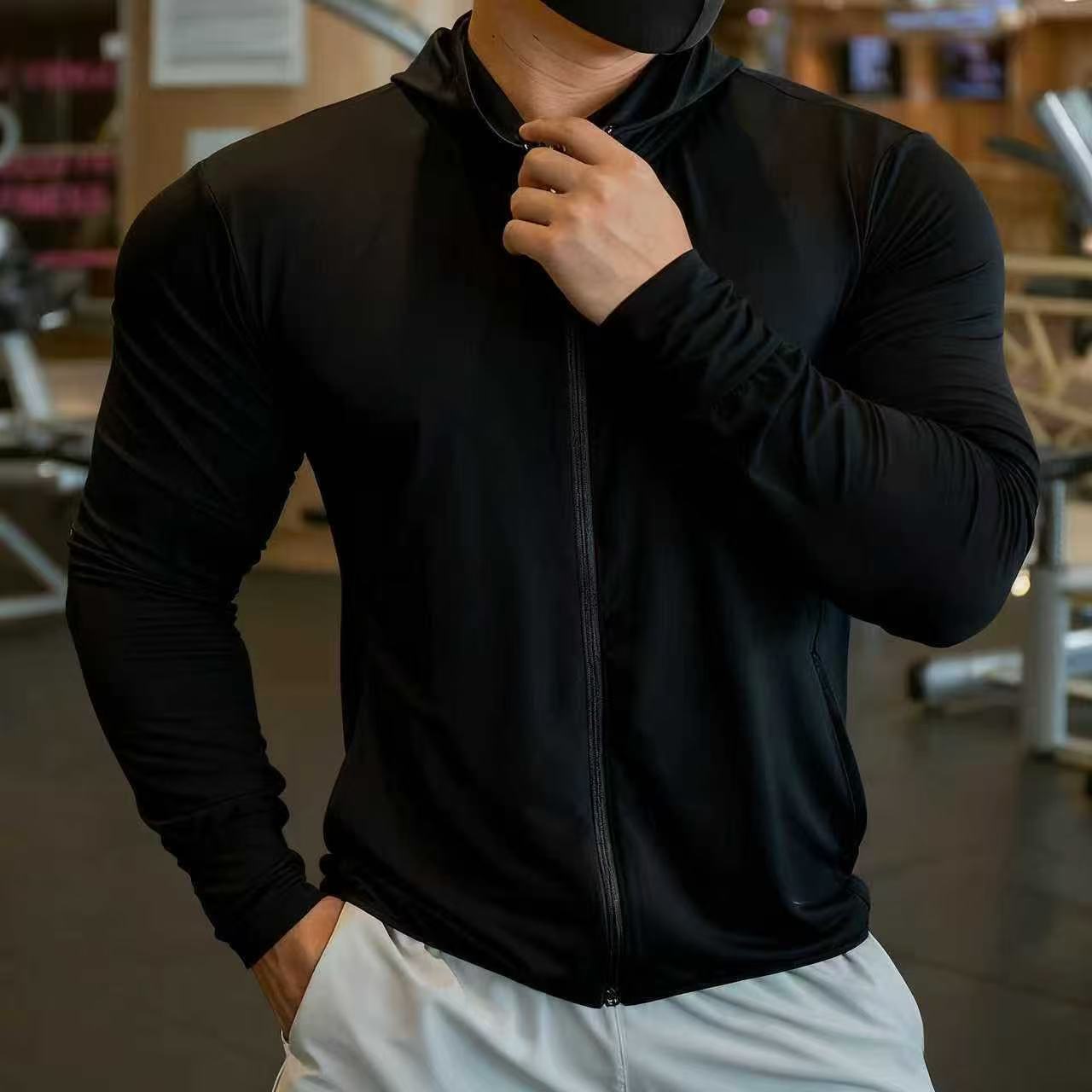 2026 Men's Quick Dry Basketbal - огляд і ціна Reflective Running Jacket