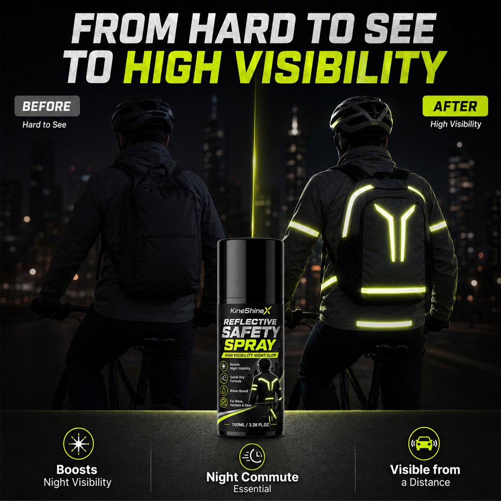 Night Reflective Safety Spray  - огляд і ціна Running Gear For Night