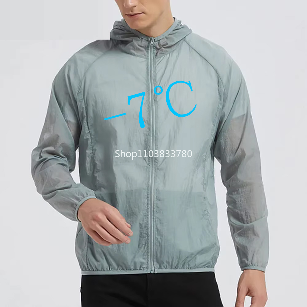 Men's Hooded Sun Protection Ja - огляд і ціна Reflective Running Jacket