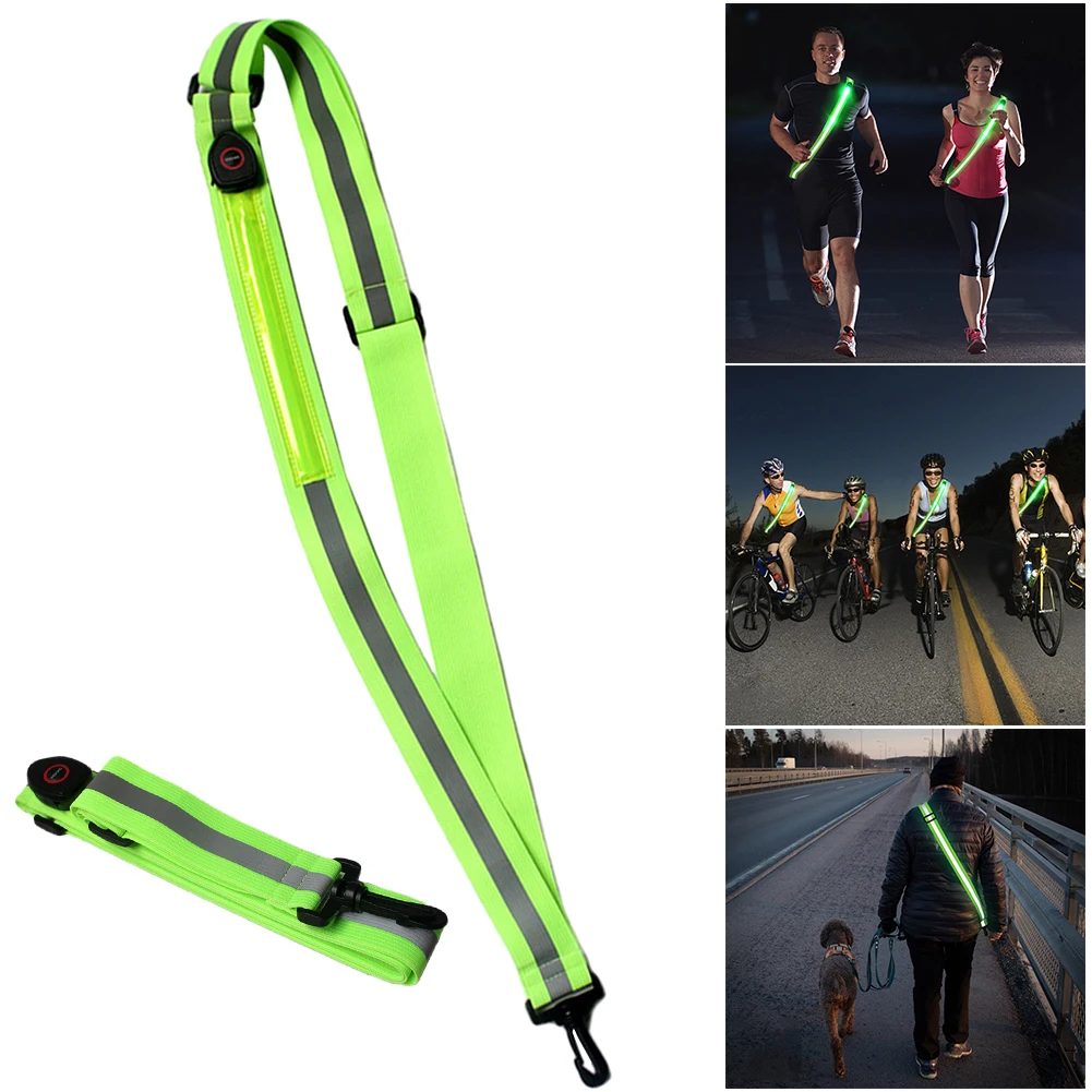 USB Rechargeable Cycling Refle - огляд і ціна Running Gear Night