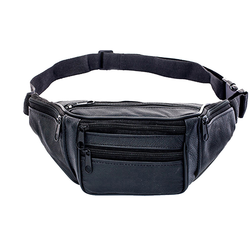 Leather Men Waist Chest Bag Th - огляд і ціна Running Zwift